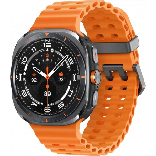 SmartWatch Samsung Galaxy Watch Ultra, 1.5inch, Curea Silicon, 47mm, 4G LTE, Titanium Grey-Orange