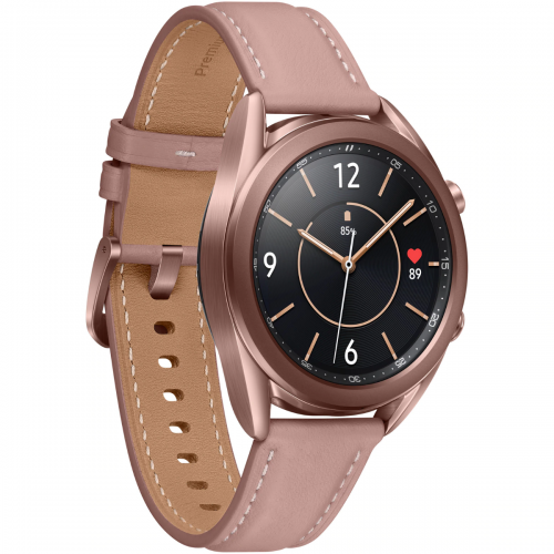 SmartWatch Samsung Galaxy Watch 3, 1.4inch, 4G, Curea piele, Gold
