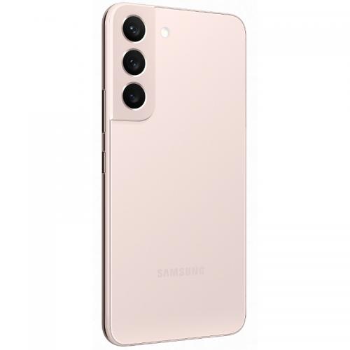 Telefon Mobil Samsung Galaxy S22, Dual SIM Hybrid, 128GB, 8GB RAM, 5G, Pink Gold