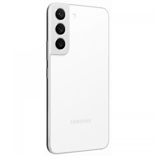 Telefon Mobil Samsung Galaxy S22, Dual SIM Hybrid, 128GB, 8GB RAM, 5G, Phantom White