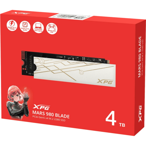 SSD XPG by A-Data Mars 980 Blade, 4TB, PCI Express 5.0 x4, M.2 2280