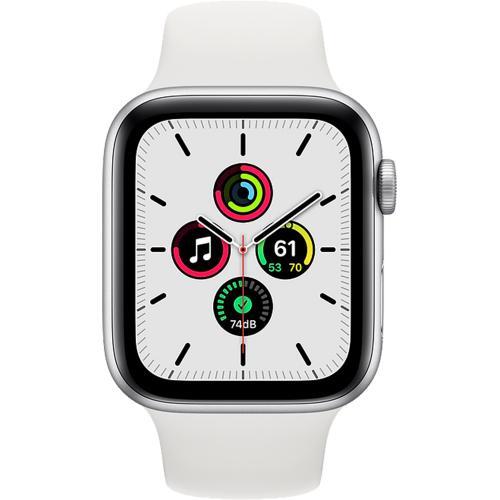Smartwatch Apple Watch SE, 1.57inch, curea silicon, Silver-White