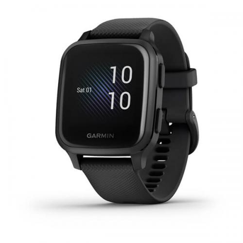 Ceas Smartwatch Garmin Venu Sq, NFC, Black/Slate