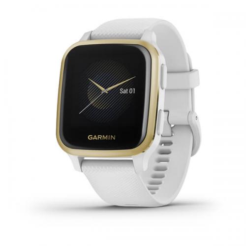 SmartWatch Garmin Venu Sq, 1.3inch, Curea Silicon, White