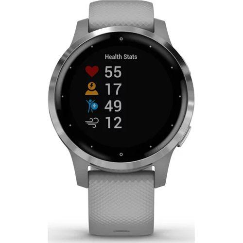 Ceas Smartwatch Garmin Vivoactive 4S, Powder Gray/Silver SEU