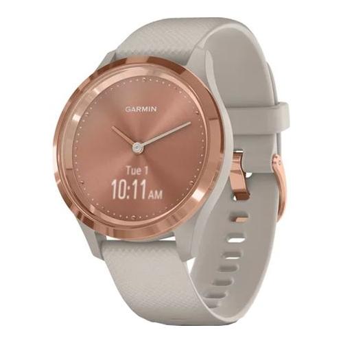 SmartWatch Garmin Vivomove 3S Sport, 0.8 inch, Curea silicon, Rose-Tundra