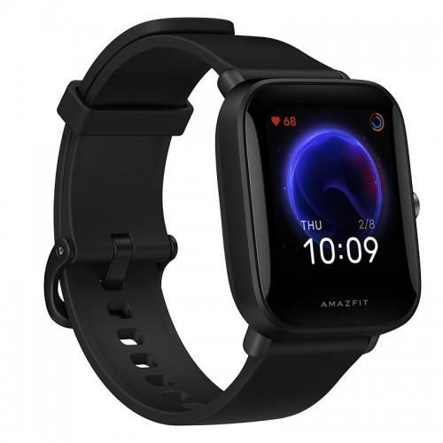 SmartWatch Huami Bip U/A2017, 1.43inch, Curea Silicon, Black - RESIGILAT