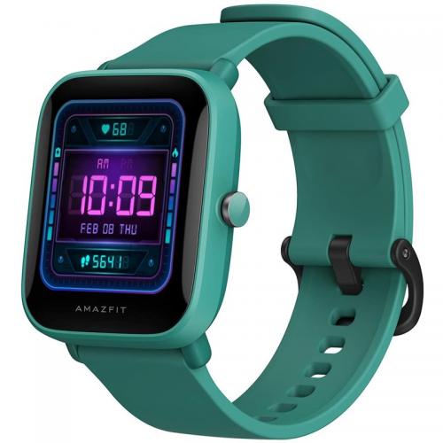 SmartWatch Huami Bip U Pro, 1.43inch, Curea Silicon, Green