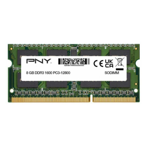 Memorie SO-DIMM PNY SOD8GBN12800/3L-SB, 8GB, DDR3-1600 MHz, CL11