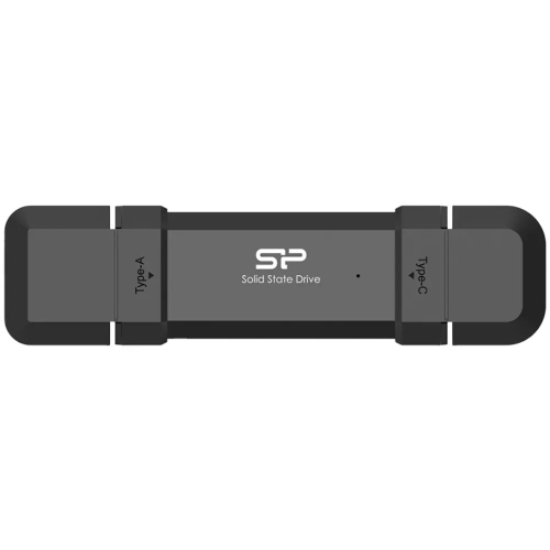 SSD portabil Silicon Power DS72, 1TB, USB-C/A, Black
