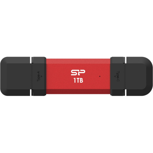 SSD portabil Silicon Power DS72, 1TB, USB-C/A, Red