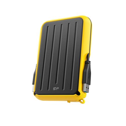 Hard Disk portabil Silicon Power Armor A66 1TB, USB 3.0, 2.5inch, Black-Yellow