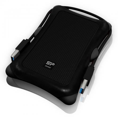 Hard Disk portabil Silicon Power Armor A30, 1TB, USB 3.2, 2.5inch, Black
