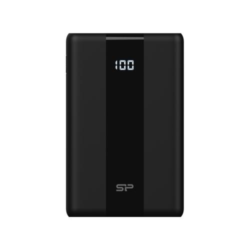 Baterie portabila Silicon Power QP55, 10000mAh, 1x USB, 1x USB-C, 1x Lightning, Black