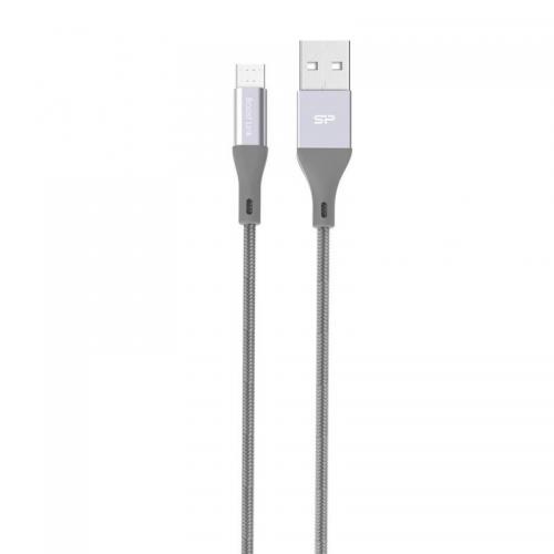 Cablu de date Silicon Power Boost Link LK30AB, USB - micro USB, 1m, Grey