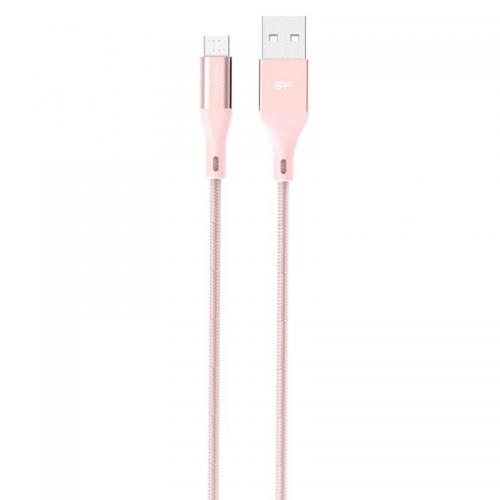 Cablu de date Silicon Power Boost Link LK30AB, USB - micro USB, 1m, Pink