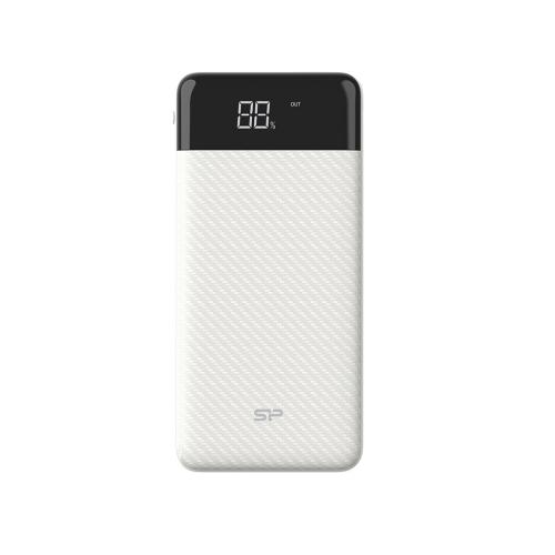 Baterie portabila Silicon Power GS28, 20000mAh, 2x USB 2.0, 1x microUSB, 1x USB-C, White