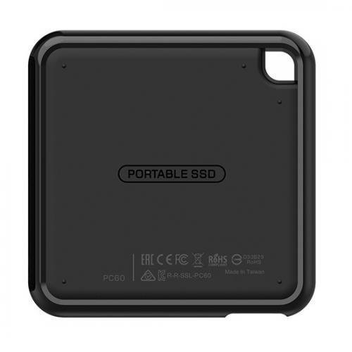 SSD Portabil Silicon Power PC60 256GB, USB 3.1, Black