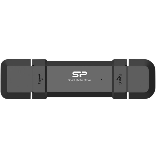 SSD portabil Silicon Power DS72, 500GB, USB-C/A, Black