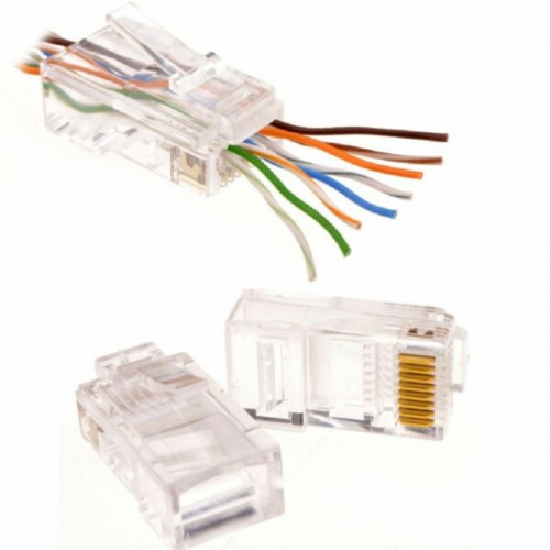 Mufa Spacer SPCN-RJ45PASS-UTP-CAT5, Cat5e, RJ45, 100 bucati