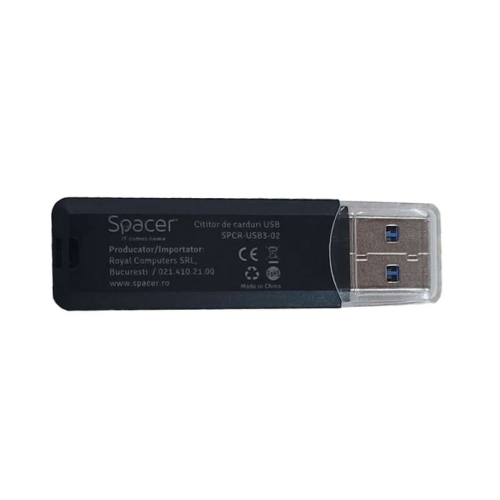 Card Reader Spacer SPCR-USB3-02, USB 3.0, Black