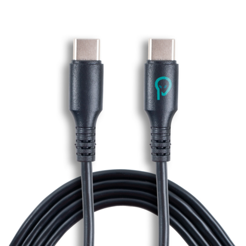 Cablu de date Spacer SPDC-TYPEC-TYPEC-PVC-BK-1.0, USB-C male - USB-C male, 1 m, Black