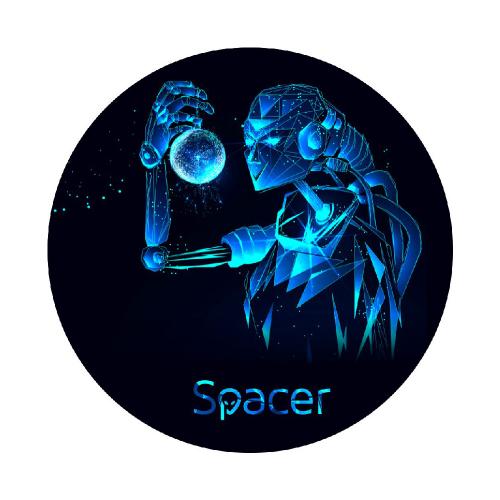 Covor Spacer SPFP-CYBORG-120, Black-Blue