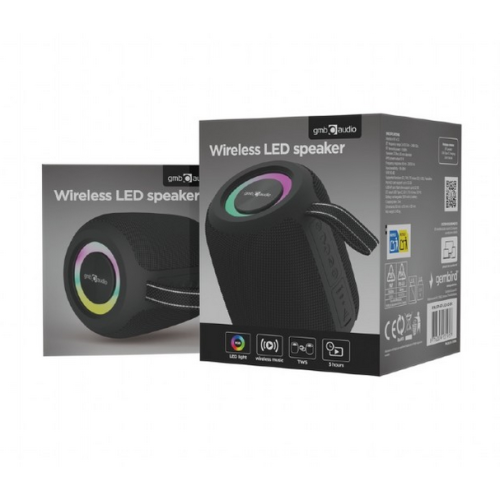 Boxa portabila Gembird SPK-BT-LED-05-CM, Camo