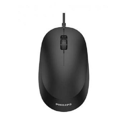 Mouse Philips SPK7207, cu fir, optic, 1200 DPI, negru