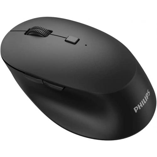 Mouse Optic Philips SPK7607, USB Wireless/Bluetooth, Black