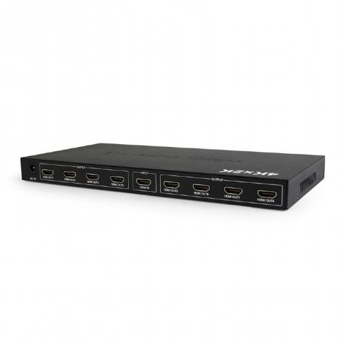 Splitter Gembird, 8x HDMI, Black