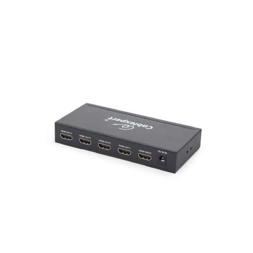 Splitter KVM Gembird, 4x HDMI, Black