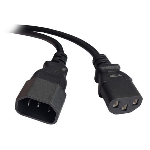 Cablu de alimentare Spacer SPPW-C14-C13-6A-1.8, C14 - C13, 1.8 m, Black