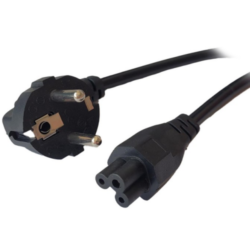 Cablu alimentare Spacer SPPW-SCHK-C5-10A-3.0, Shucko - C5, 3 m, Black