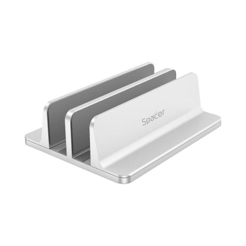 Stand vertical laptop Spacer SPS-Vertical, Silver