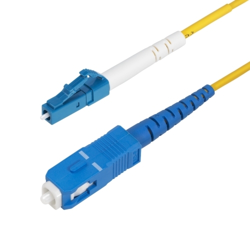 Patch Cord Fibra Optica Startech SPSMLCSC-OS2-1M, Single-Mode, OS2, LC/UPC - SC/UPC, 1 m