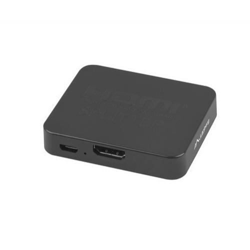 Splitter KVM Lanberg, 2x HDMI, Black