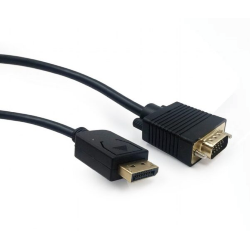 Cablu Spacer SPVC-DPm-VGAm-FHD60-1.8, VGA male - DisplayPort female, 1.8 m, Black