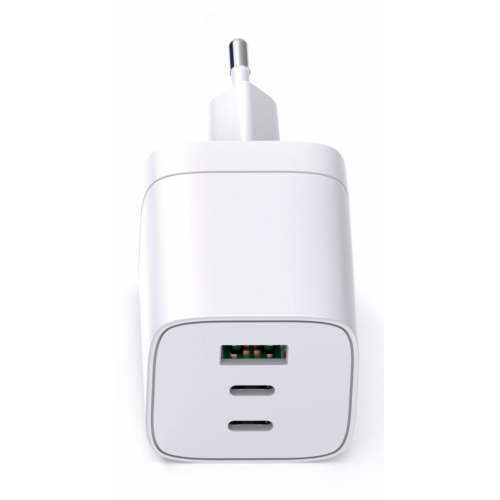 Incarcator retea Serioux SRXA-WC30, 1 x USB-A, 2 x USB-C, 65 W, White