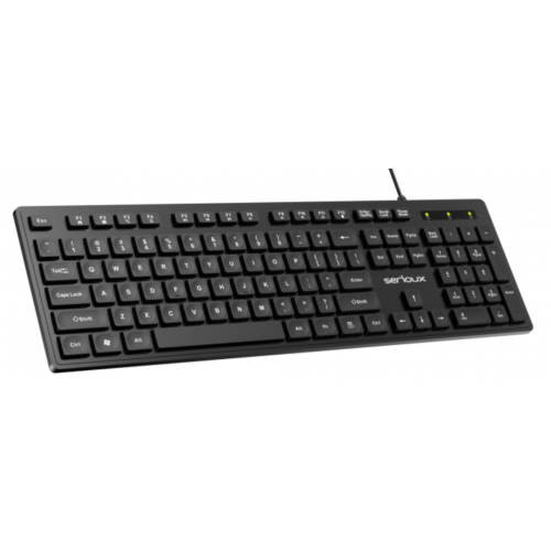 Tastatura Serioux SRXK-SKB704WD , USB-A, Black