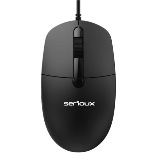 Kit Serioux SRXK-SKBM996WD - Tastatura, USB, Black + Mouse Optic, USB, Black