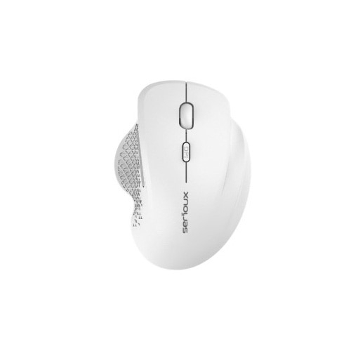 Mouse Optic Serioux GLIDE 515, USB Wireless, White