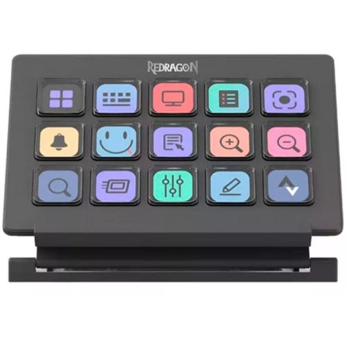 Stream Deck Redragon Streamcraft, USB, Black