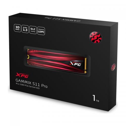 SSD ADATA XPG Gammix S11 Pro 1TB, PCI Express x4, M.2