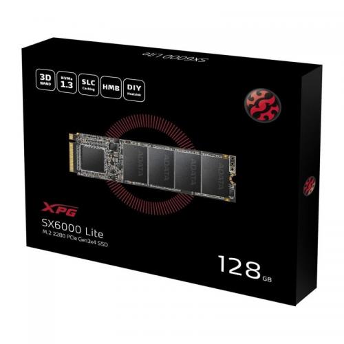 SSD ADATA XPG SX6000 Lite 128GB, PCI Express 3.0 x4, M.2