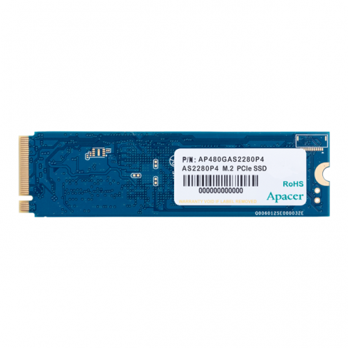 SSD Apacer AS2280P4 256GB, PCIe Gen3 x4, M.2