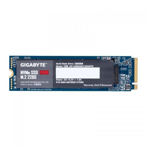 SSD Gigabyte NVMe, 128GB, PCI Express 3.0 x4, M.2