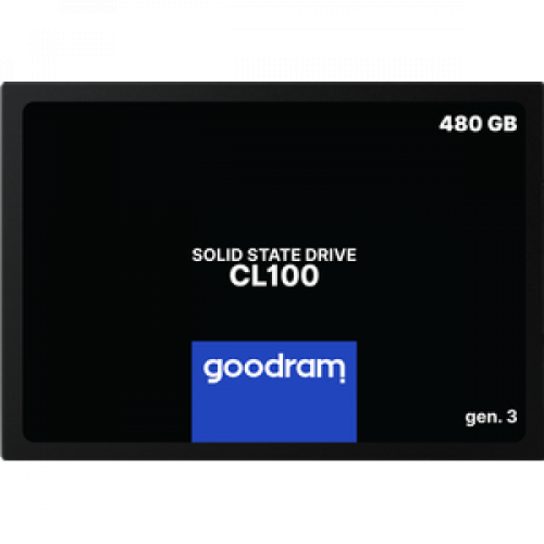 SSD Goodram CL100 G3 480GB, SATA3, 2.5inch, Black