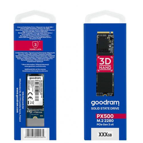 SSD Goodram PX500 256GB, PCI Gen3 x4, M.2