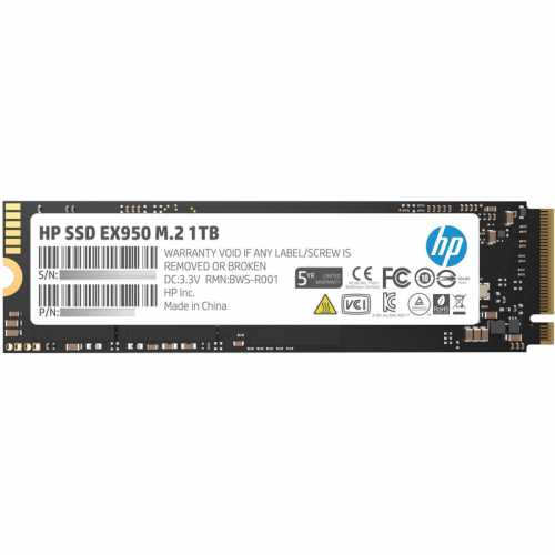 SSD HP EX950 1TB, PCI Express 3.0 x4, M.2